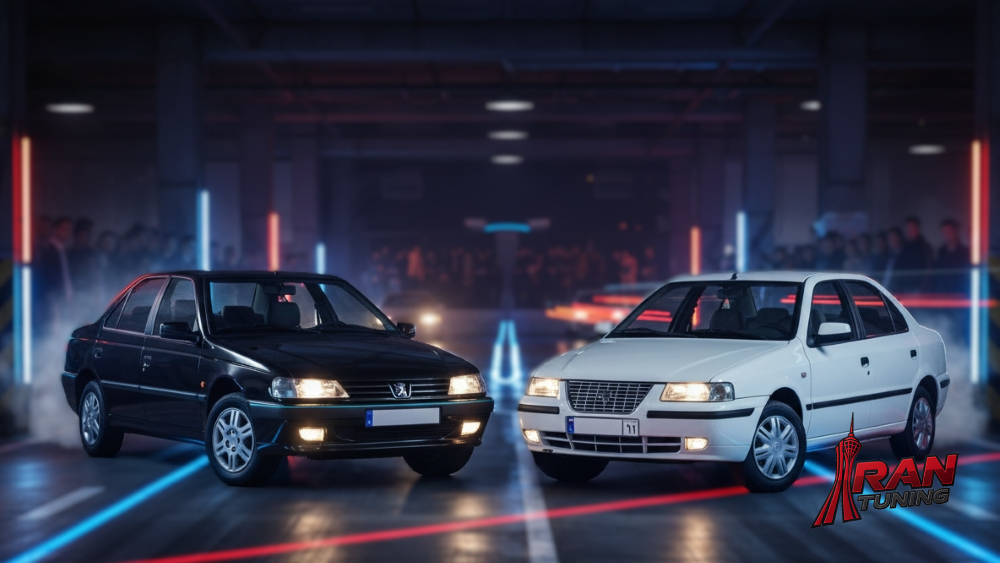 نقد و بررسی کامل سمند LX در مقابل پژو ۴۰۵ – نبرد اسطوره‌های ایرانی