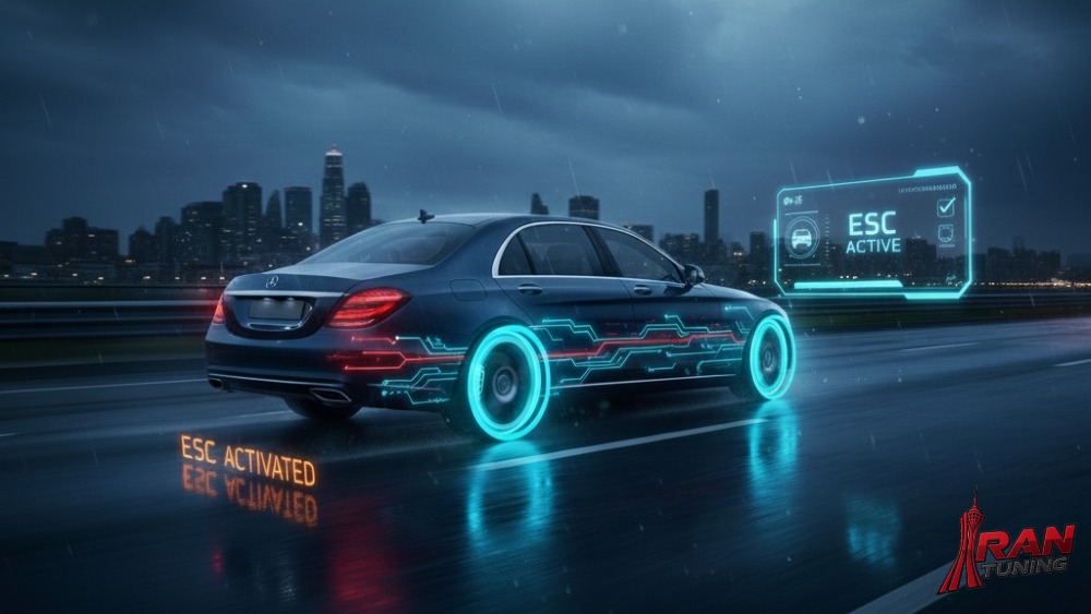 سیستم کنترل پایداری یا (ESC) چیست؟نحویه عملکرد کنترل پایداری