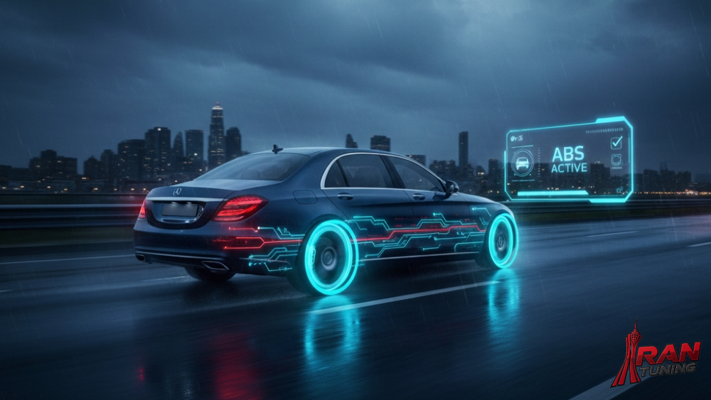 ترمز ای بی اس چیست؟نحویه عملکرد ترمز ABS